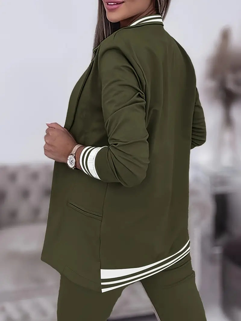 Casual Streetwear Striped Set - Sophie