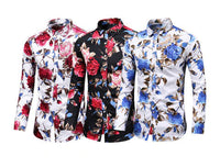 Trendy blomstermønster skjorte - Finn