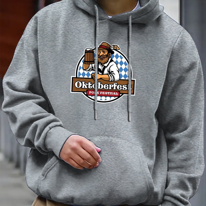 Comfortable Men's Hoodie – Thomas Oktoberfest 2025
