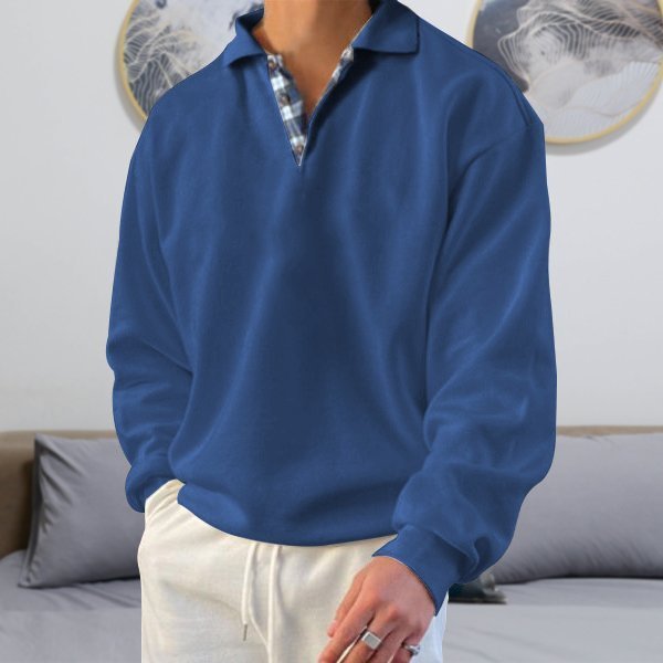 Casual herre polosweater - Oliver