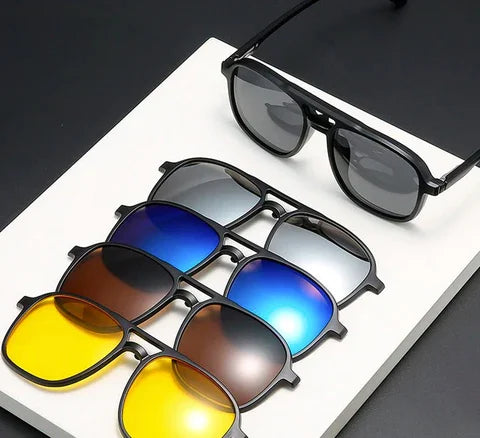 FlexView 6-in-1 | Sonnenbrille mit wechselbaren Gläsern (1+1 Gratis-Aktion)