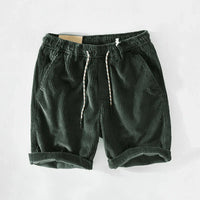 Summer men's cotton shorts with drawstring – Leon