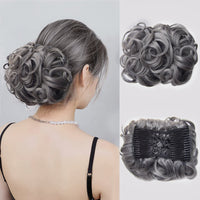 Curly Bun Hair Extension – FluffyFix