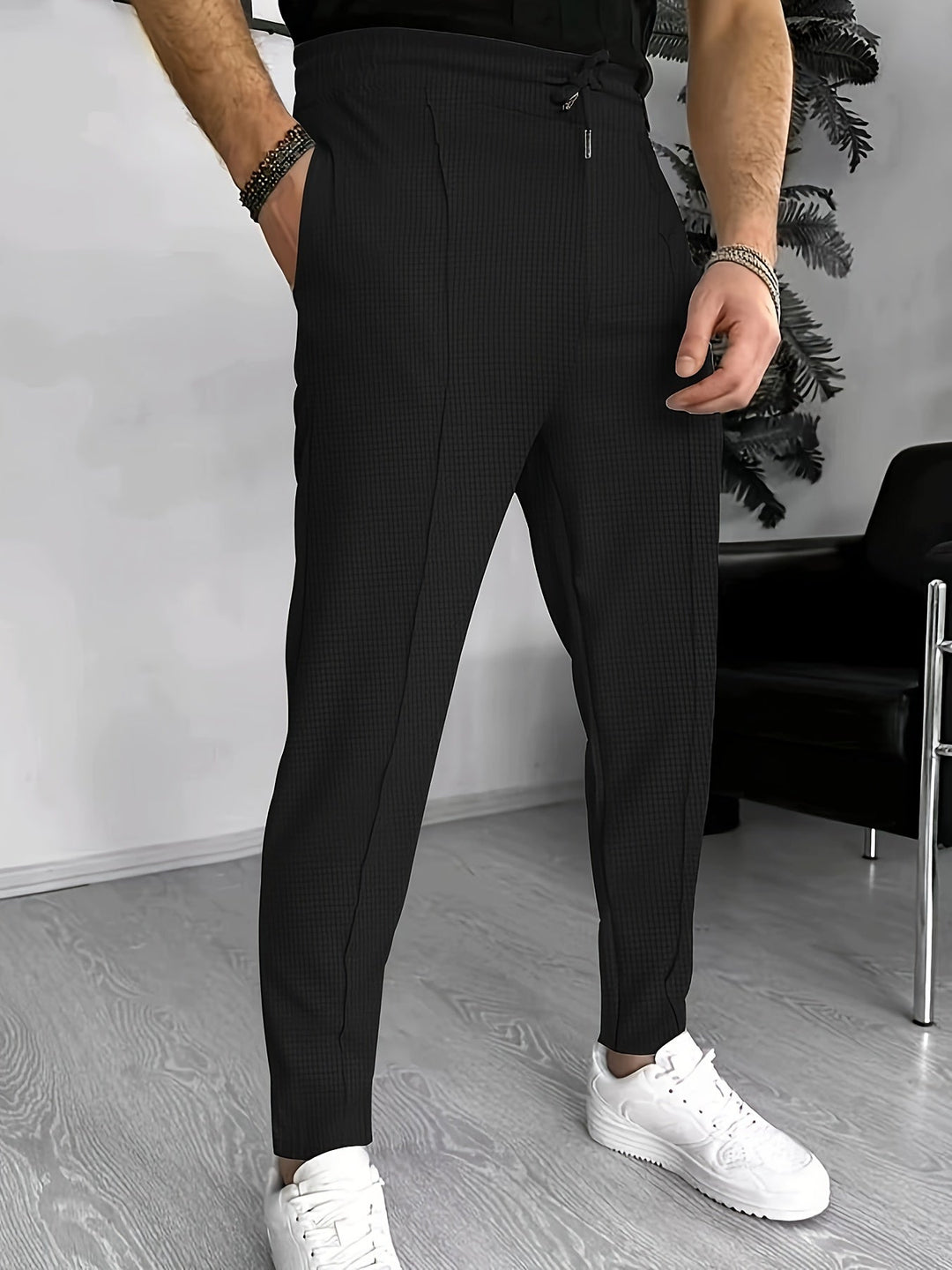 Comfortable waffle joggers for men - Finn