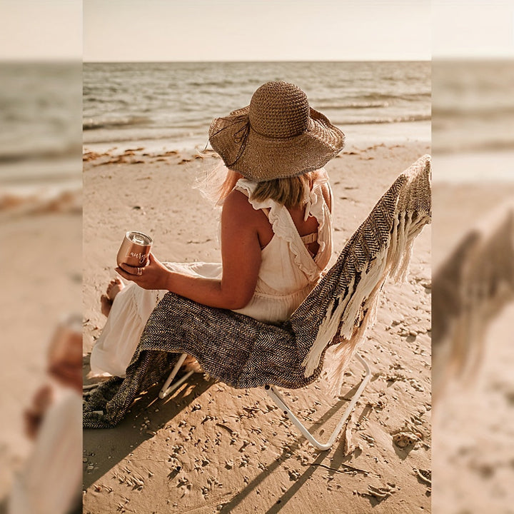 Häkelnder Boho Strohhut für Sommerreisen – Elouan
