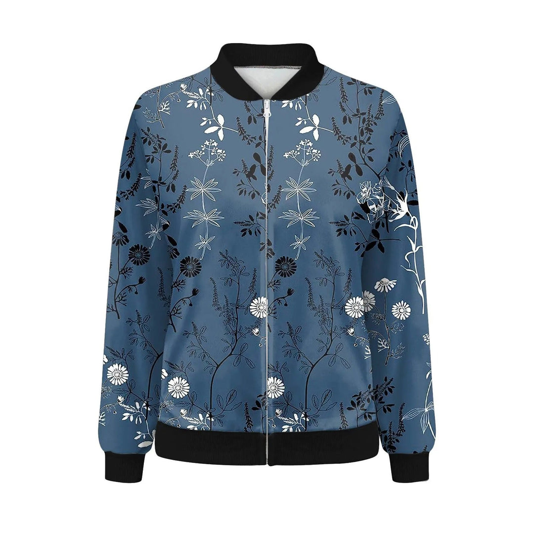 Women's summer jacket with fine floral pattern – Fiora