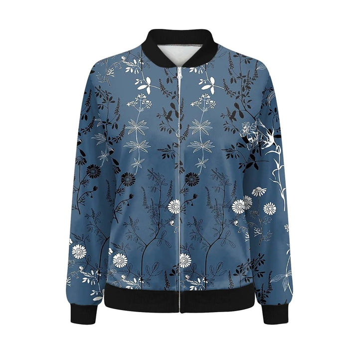 Women's summer jacket with fine floral pattern – Fiora