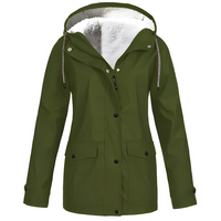 Fleece-Lined Women's Rain Jacket - WarmWarder