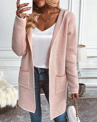 Halvlengde cardigan med lommer - Naomi