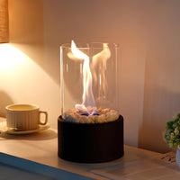 Klassisk olielampe med åben flamme - Lumora