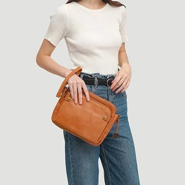 Leather Crossbody Shoulder Bag - PremierSatchel