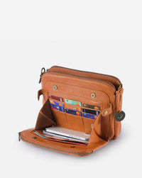 Leather Crossbody Shoulder Bag - PremierSatchel