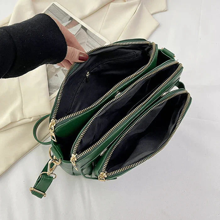 Leather Crossbody Shoulder Bag - PremierSatchel