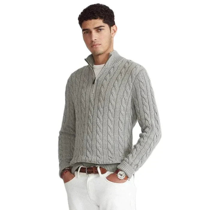 Behagelig herre half-zip pullover - Vincent