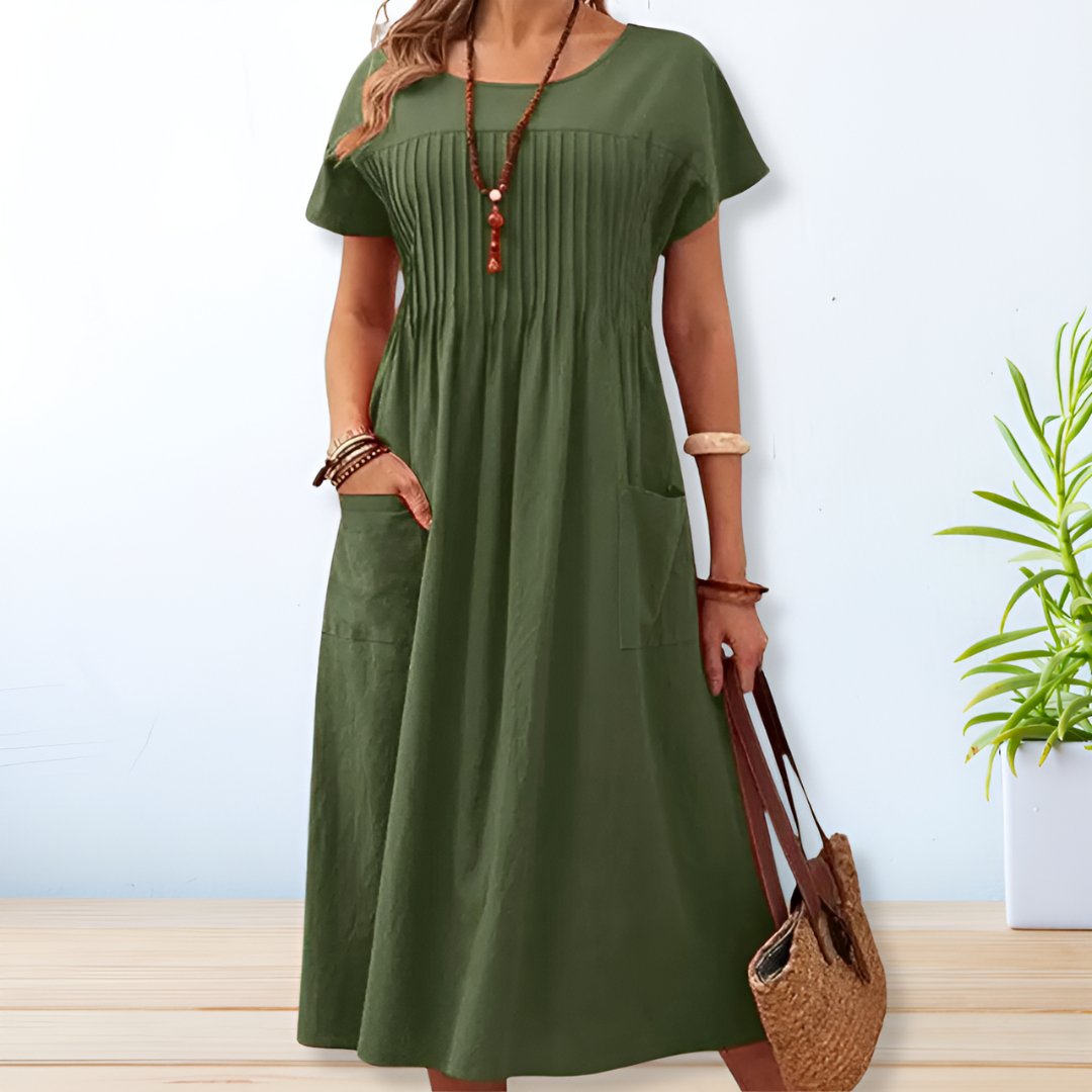 Luftig-bequemes Sommerkleid mit lockerer Passform – Tabea