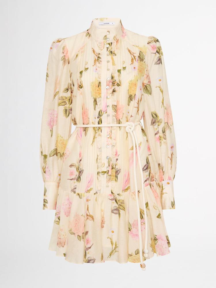 Mini Hemdkleid mit Spitzenrand – Sylvie