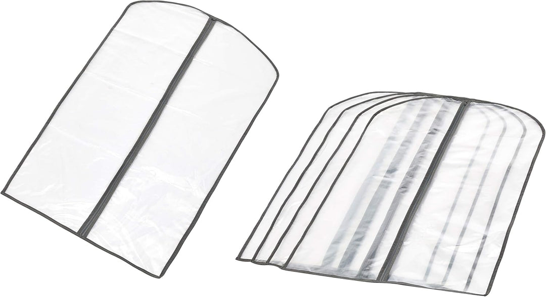 PEVA Kleideraufbewahrungstaschen Set – 5er-Pack Kleiderschutzhüllen mit Reißverschluss