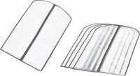PEVA Kleideraufbewahrungstaschen Set – 5er-Pack Kleiderschutzhüllen mit Reißverschluss