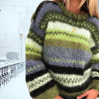 Vintage fleece winter pullover with zipper for men - Felix