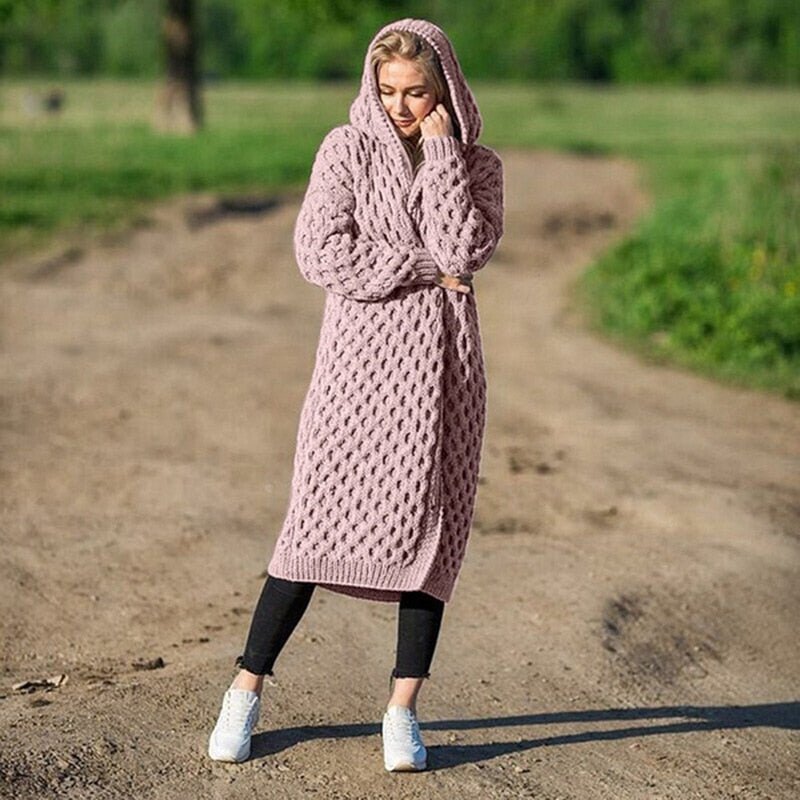Strikket, varm og myk cardigan – Emma