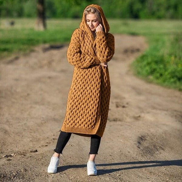 Strikket, varm og myk cardigan – Emma