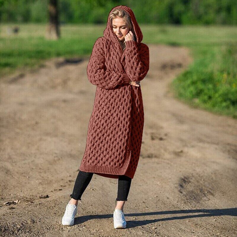 Strikket, varm og myk cardigan – Emma