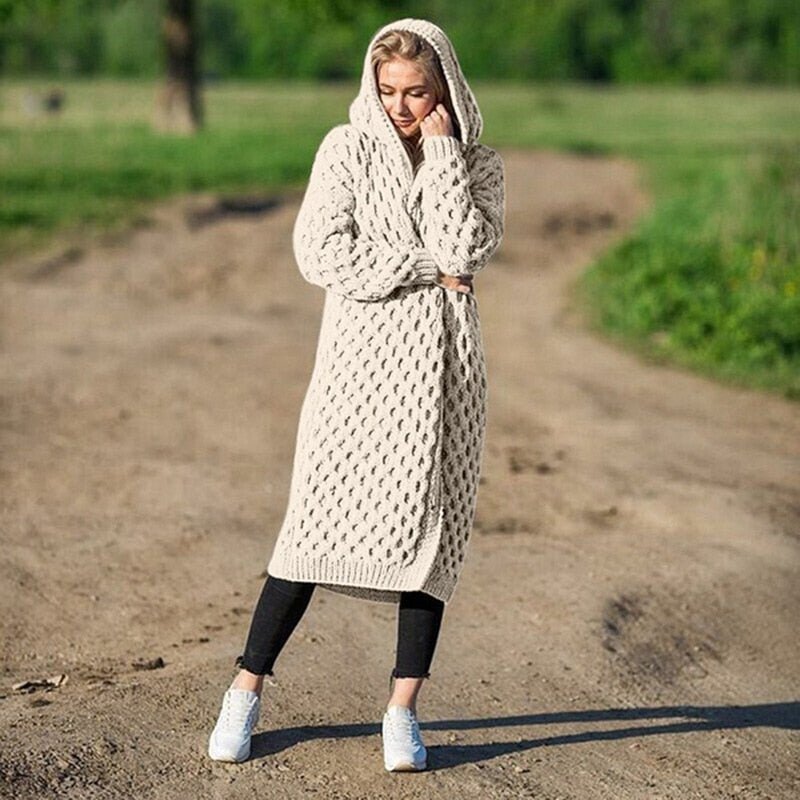 Strikket, varm og myk cardigan – Emma