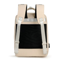Secure anti-theft backpack with hidden zippers and USB charging