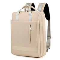Secure anti-theft backpack with hidden zippers and USB charging
