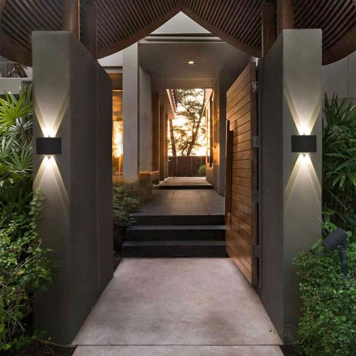 Waterproof LED Outdoor Wall Light – Sleek Aluminum Energy-Saving Fixture 3