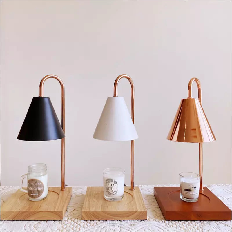 Trendy stemningsfuld stearinlysvarmer-lampe - Sophia
