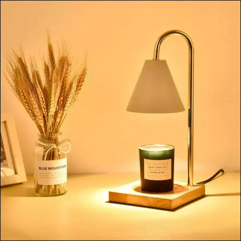 Trendy stemningsfuld stearinlysvarmer-lampe - Sophia