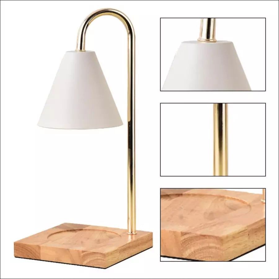 Trendy stemningsfuld stearinlysvarmer-lampe - Sophia