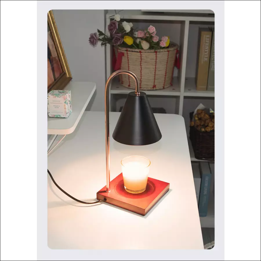 Trendy stemningsfuld stearinlysvarmer-lampe - Sophia
