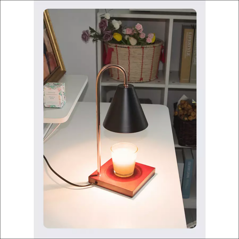 Trendy stemningsfuld stearinlysvarmer-lampe - Sophia
