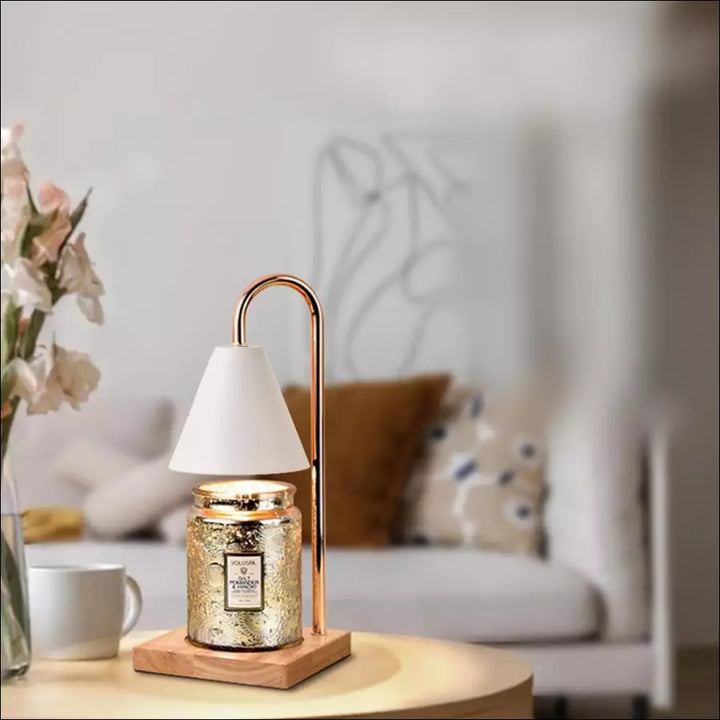 Trendy stemningsfuld stearinlysvarmer-lampe - Sophia