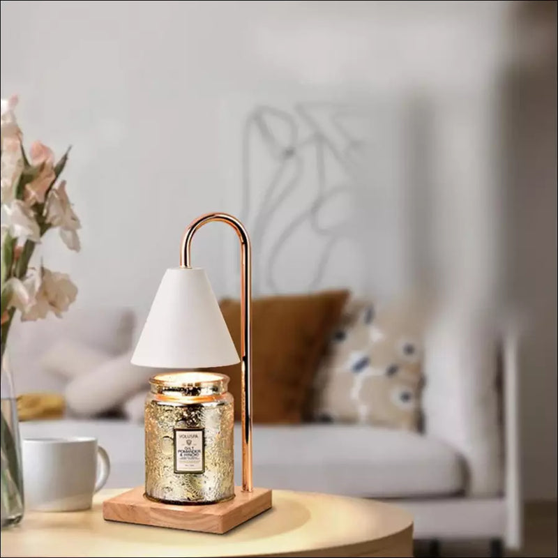 Trendy stemningsfuld stearinlysvarmer-lampe - Sophia