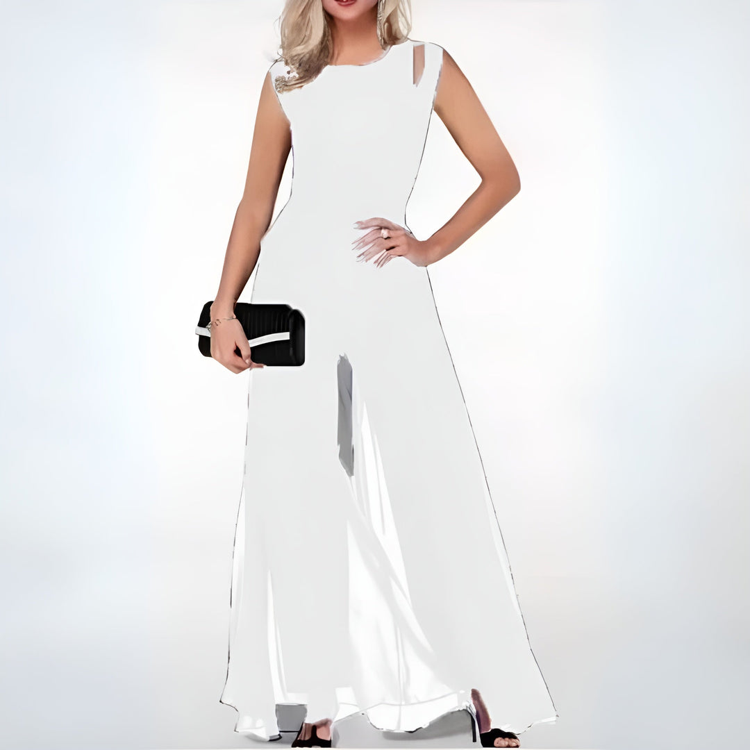 Elegant Linen Jumpsuit for Women – Sofia