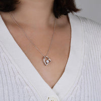Stylish Heart Necklace - Amara