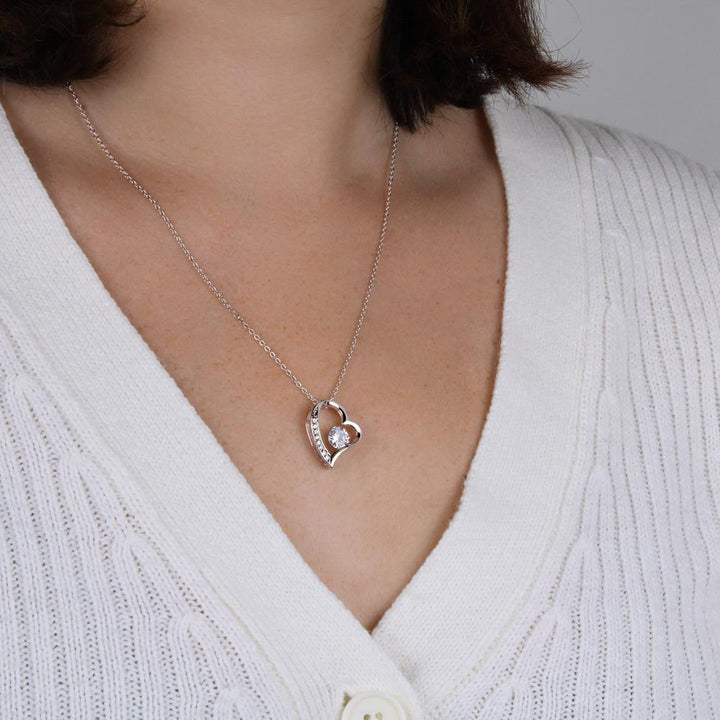 Stylish Heart Necklace - Amara