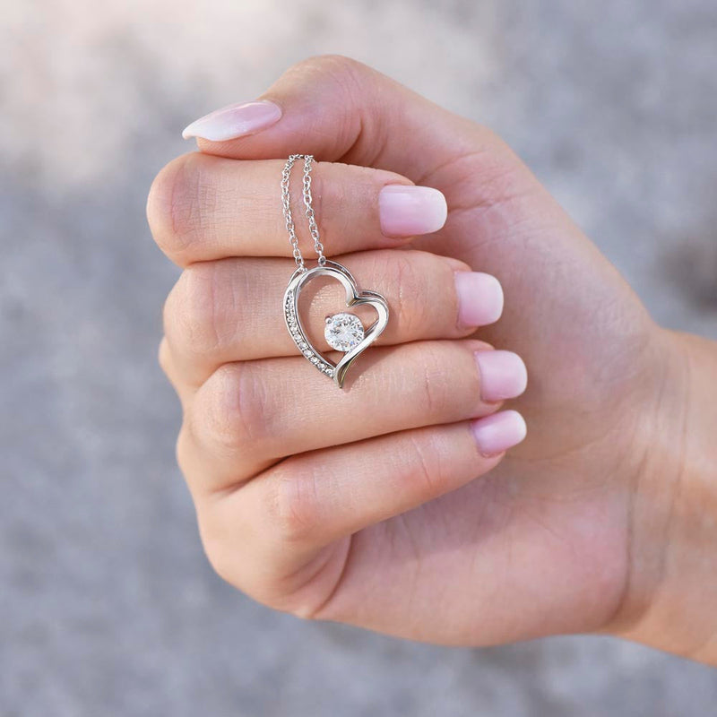 Stylish Heart Necklace - Amara