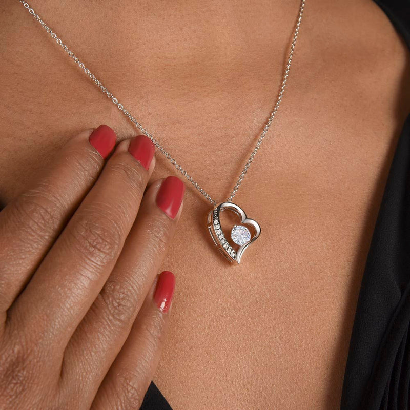 Stylish Heart Necklace - Amara