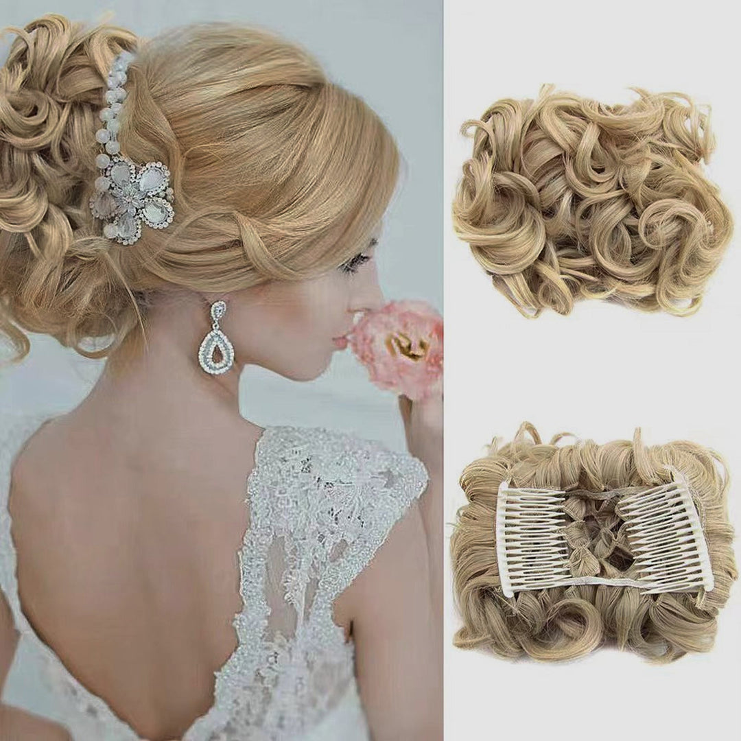 Curly Bun Hair Extension – FluffyFix