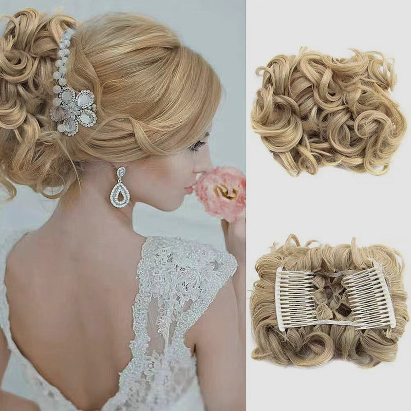 Curly Bun Hair Extension – FluffyFix