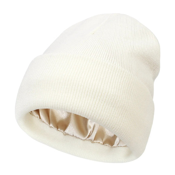 Winter hat with silk lining - Noor