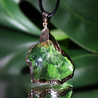 Fine Natural Moldavite Necklace – Lyra