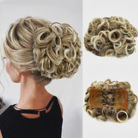 Curly Bun Hair Extension – FluffyFix