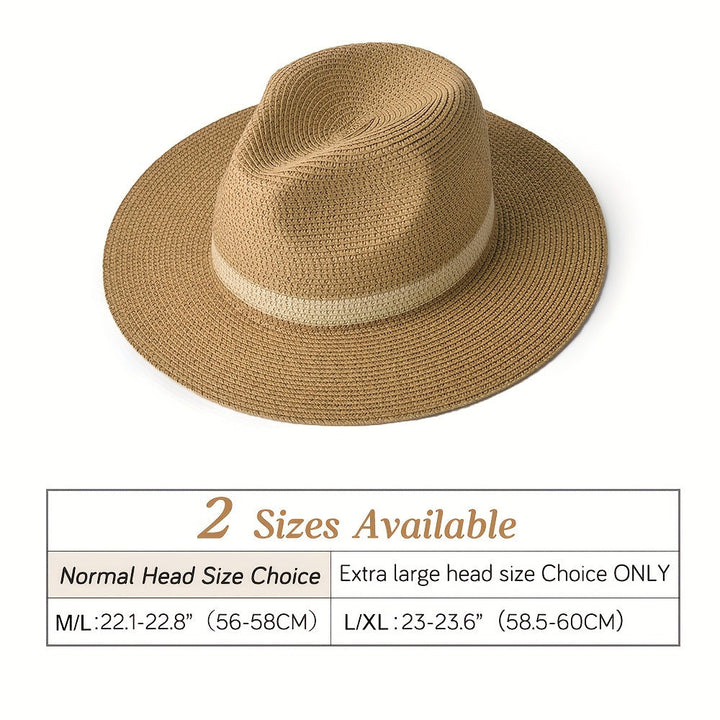 Trendy solhatt med bred brem for damer og herrer – SunShield Panama