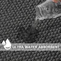 Luxurious L-shaped Non-Slip Corner Shower Mat - Evelyn