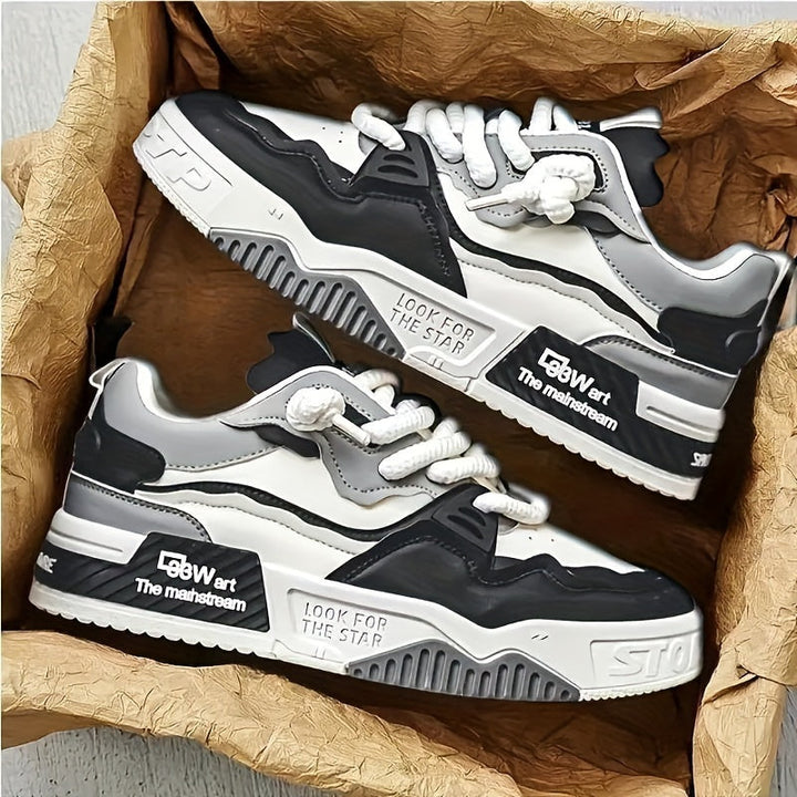 Chunky Men's Streetwear Sneaker with Treaded Sole & Comfort Padding – Cairo